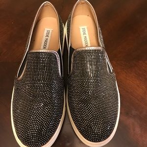 Steve Madden rhinestones casual shoes sz 9